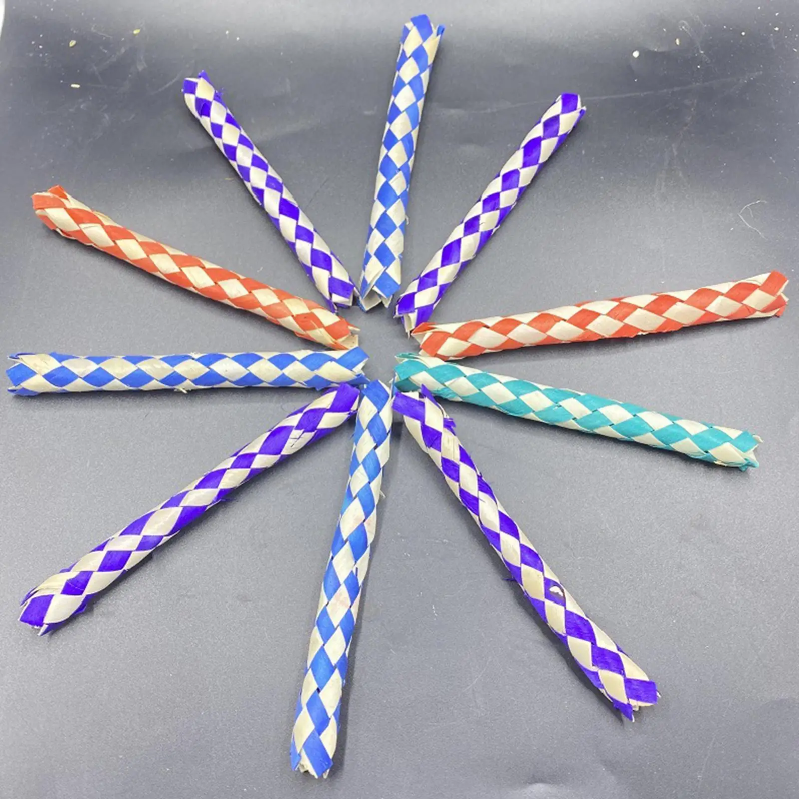 15cm Finger Traps Classic Chinese Bamboo Tube Finger Creative Traps Replacement Party Kids Away DIY Prizes Toys Gifts Prank G6W1