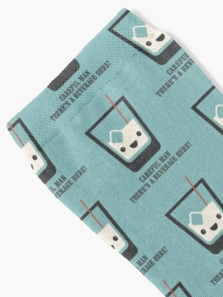 The Big Lebowski - White Russian - Careful Man, There's a Beverage Here! Socks New year's cute man Men Socks Women's