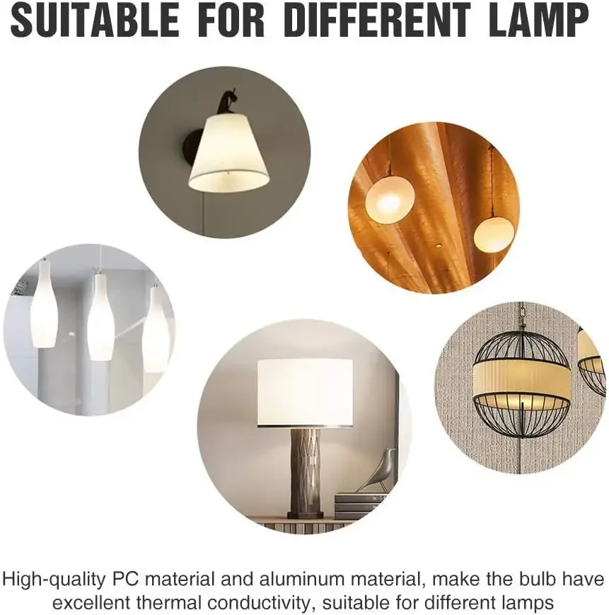 4 عبوات من لمبات الإضاءة القابلة لإعادة الشحن في حالات الطوارئ، تبقى مضيئة عند انقطاع التيار الكهربائي، لمبات إضاءة LED ما يعادل 1200 مللي أمبير في الساعة 15 وات 80 وات للمنزل