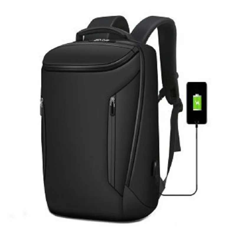

Business Laptop Bag Travel Large Capacity Backpack Solid Color Fashion Casual High School Student Pack
