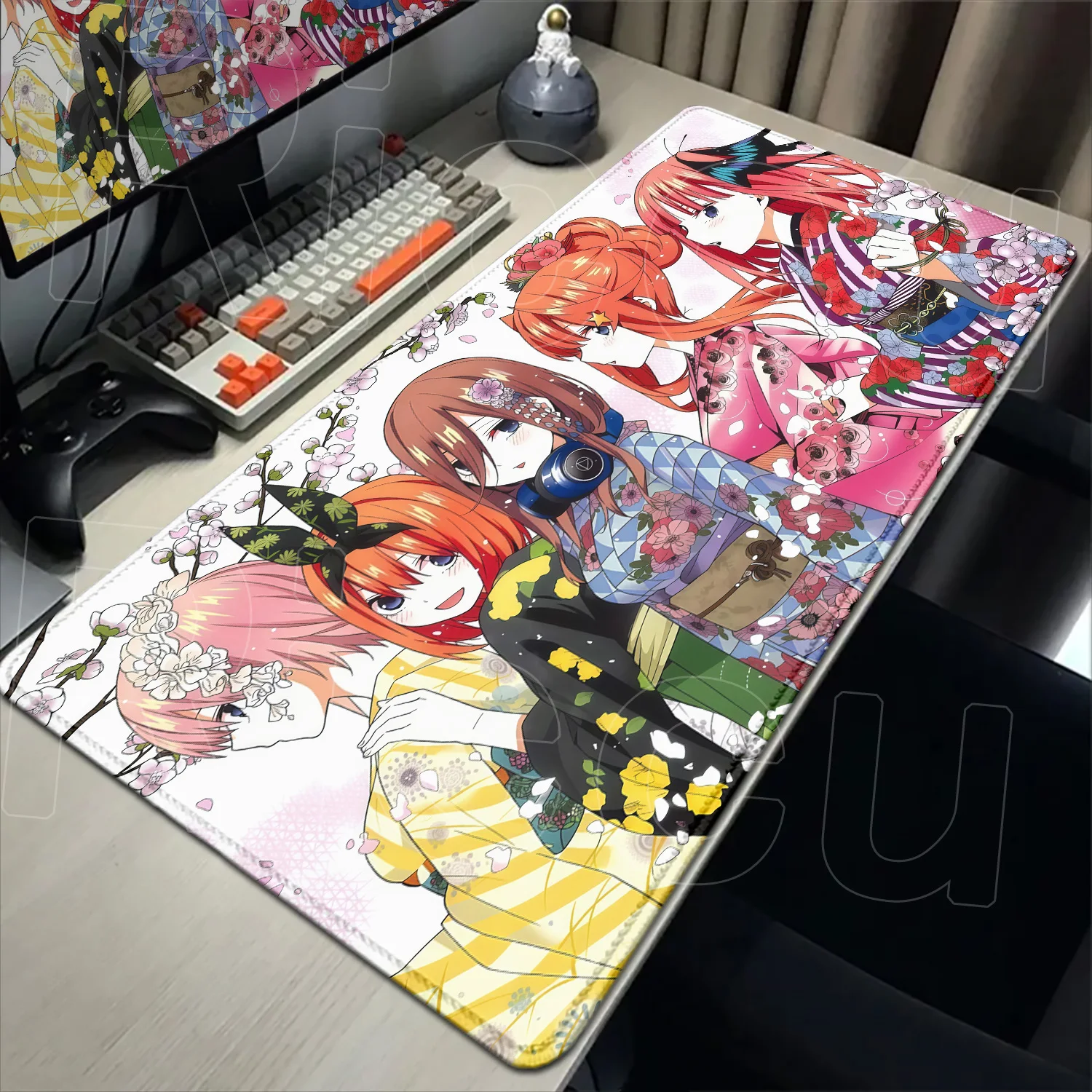 Office Mats XXL The Quintessentials Quintuplets HD Mouse Pad Accessories Computer Gamer MousePad Anime Girl Keyboard PC Desk Mat