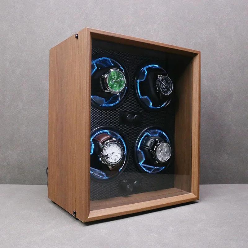 Watch Winder For Automatic Watches Box Mechanical Watches Rotator Holder Wood Case Winding Cabinet Storage Luxury Display Boxes