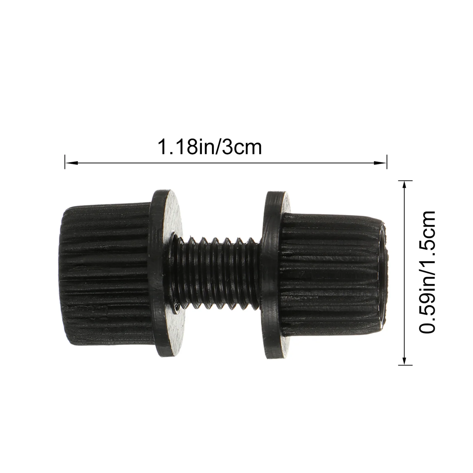 16 قطعة مسامير لوحة ترخيص الدراجة النارية مع مسامير النايلون المكسرات لنماذج التركيب الآمنة الخالية من الموت #3
