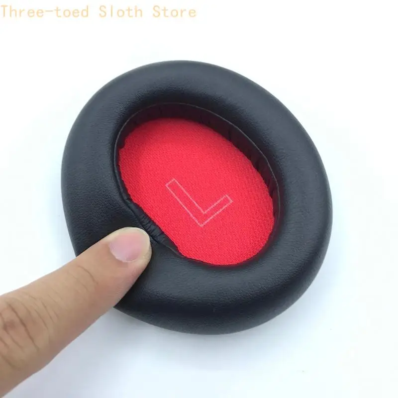 2 Pcs Ohr Kissen Abdeckung Praktische Ohr Pad Noise Cancelling Kopfhörer Ohr Abdeckungen für E74A – Detail 8