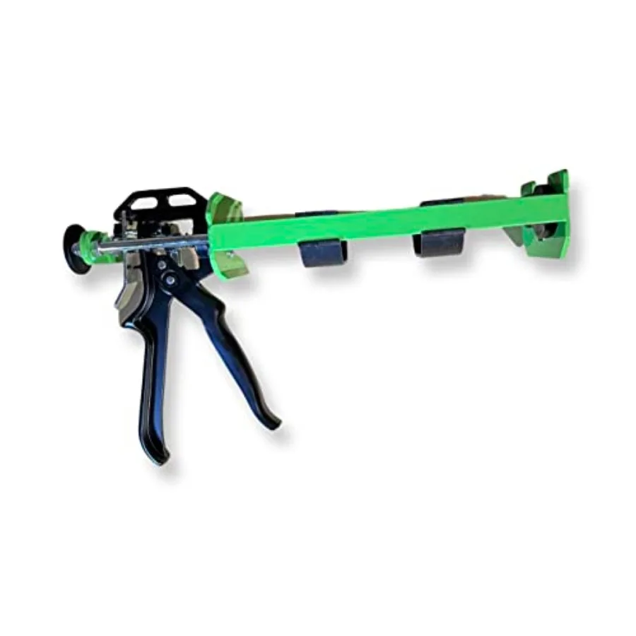 Dura-Fix Dual Cartridge Dispensing Gun 2:1 Ratio for Automotive Repair Black Precision Mixing with Dual-Action Trigger