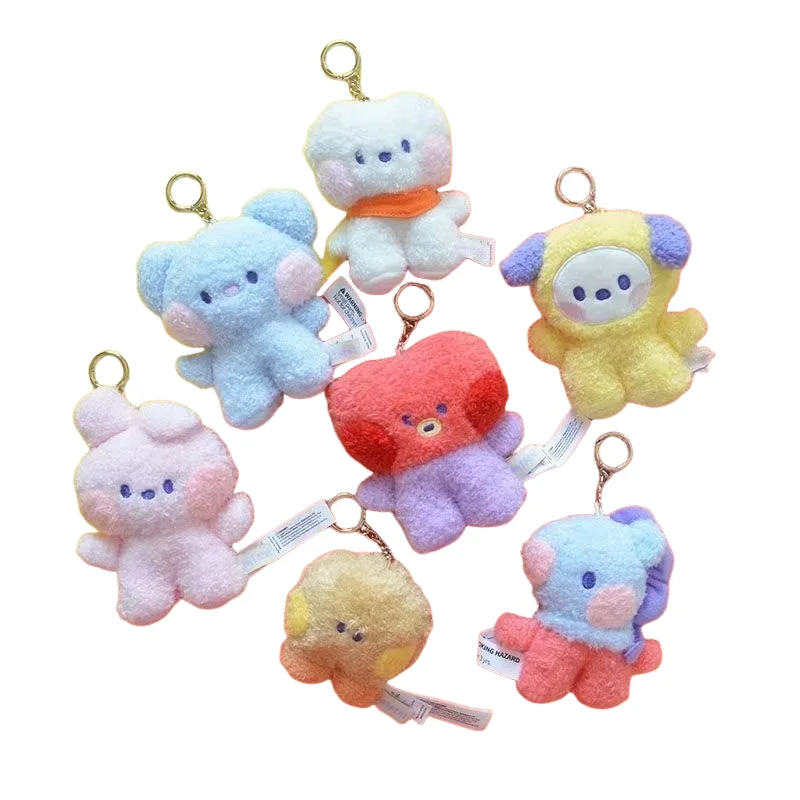 Аниме мультфильм Bt21 Cooky Koya плюшевая игрушка Y2K креативная новая плюшевая кукла брелок школьная сумка кулон аксессуары подарок для друзей