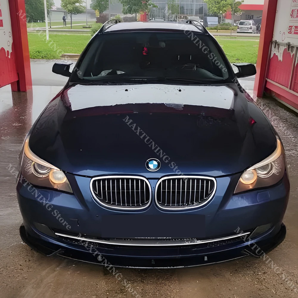 

For BMW 5 Series E60 E61 Standard LCI 2008 2009 2010 Car Front Bumper Lip Splitter Guard Protector Diffuser Exterior Body Kit