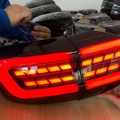

For FORD Everest LED Tail Light 2012-2017 Smoke Black