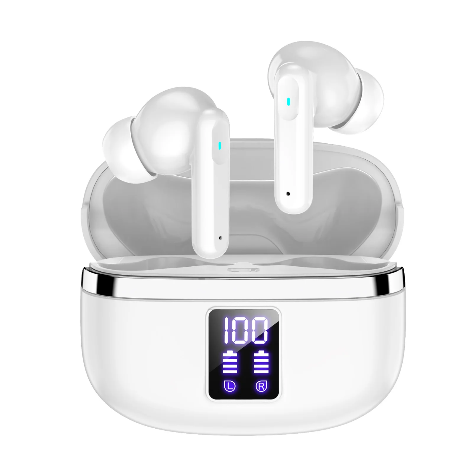 الأصلي i18 سماعات أذن ENC إلغاء الضوضاء بلوتوث TWS اللاسلكية i18 ENC سماعة شاشة ديجيتال سماعات مع هيئة التصنيع العسكري #4