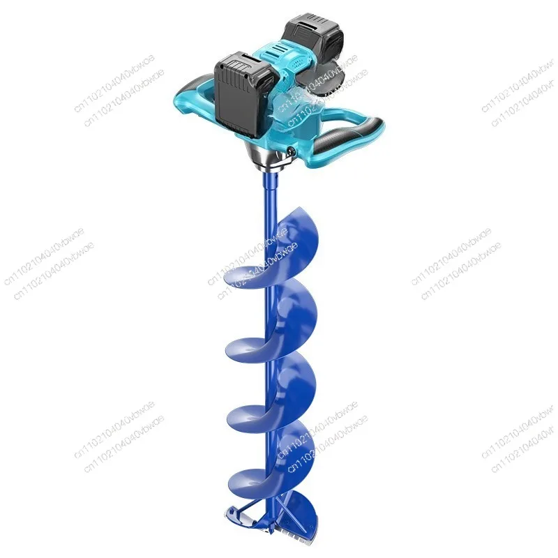 Rechargeable ice drill winter fishing high power ice drill outdoor fishing lithium battery electric ice breaking