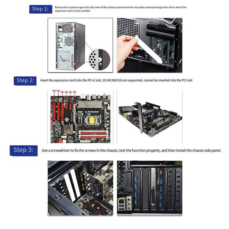 ABDE-2X SATA3.0 Expansion Card To PCI-E4 Port 6G Adapter Card 88SE9215 Expansion IPFS Hard Drive Conversion Card Hard