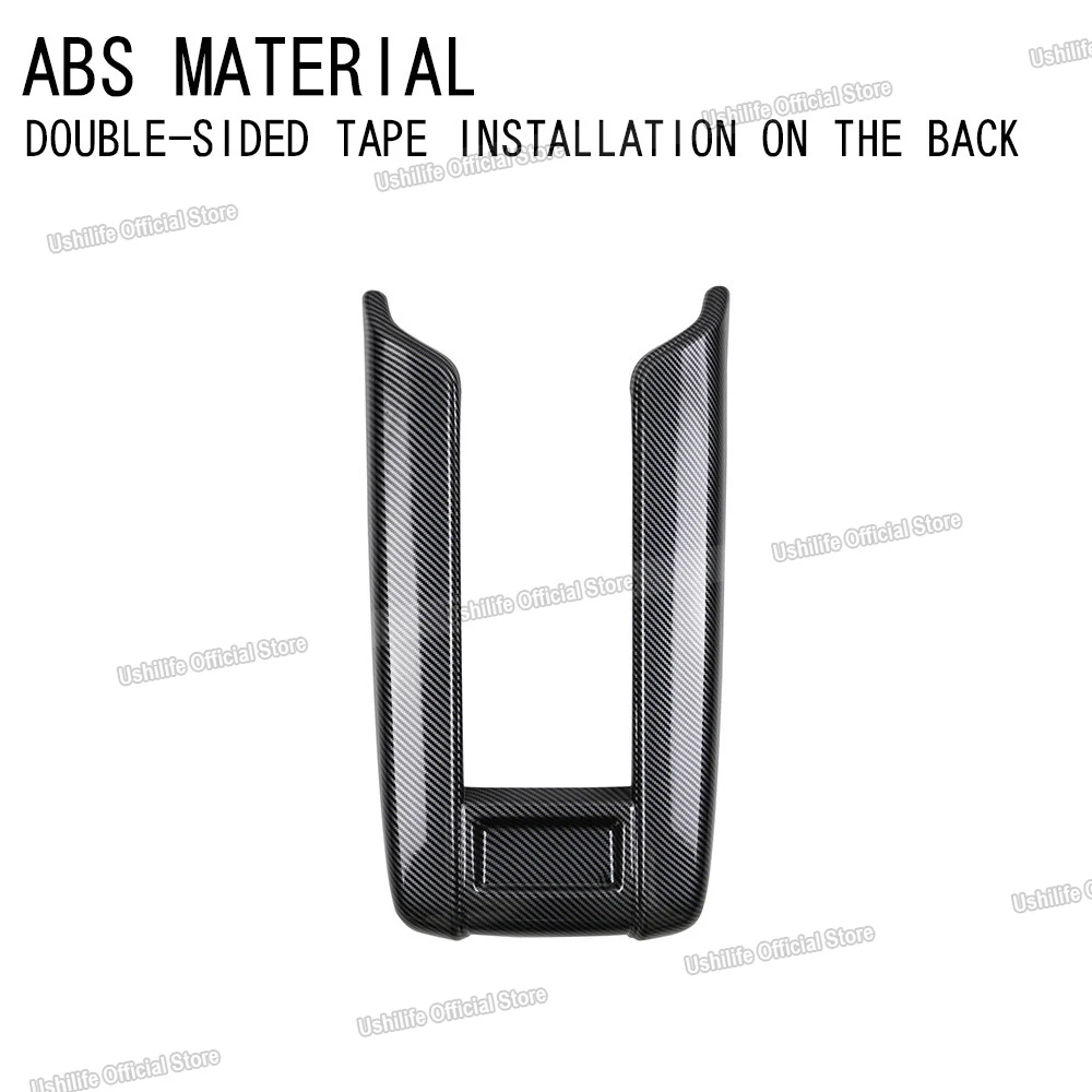 

For Toyota Grand Highlander 2024 2025 ABS Carbon Fiber Car Armrest Box Panel Frame Cover Interior Modification Accessories