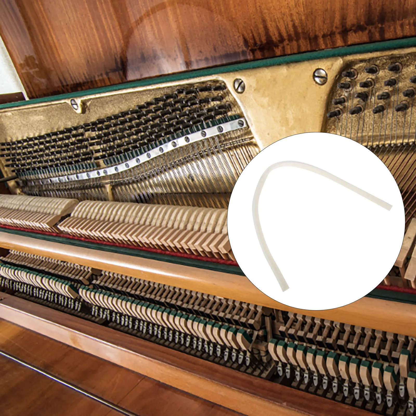 

Durable Wool Mute Straps Portable Piano Tuning Tools Smooth Material Anti Slip Easy Fix Position Piano Action Mute Accessories
