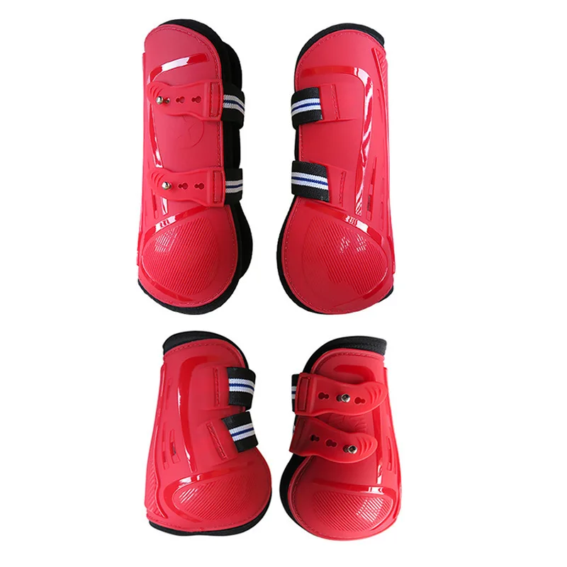 Horse Boots Open Front Jumping Tendon Sport Boots Secure Leg Protection Classic Breathable Hight Quality Equine Supplies
