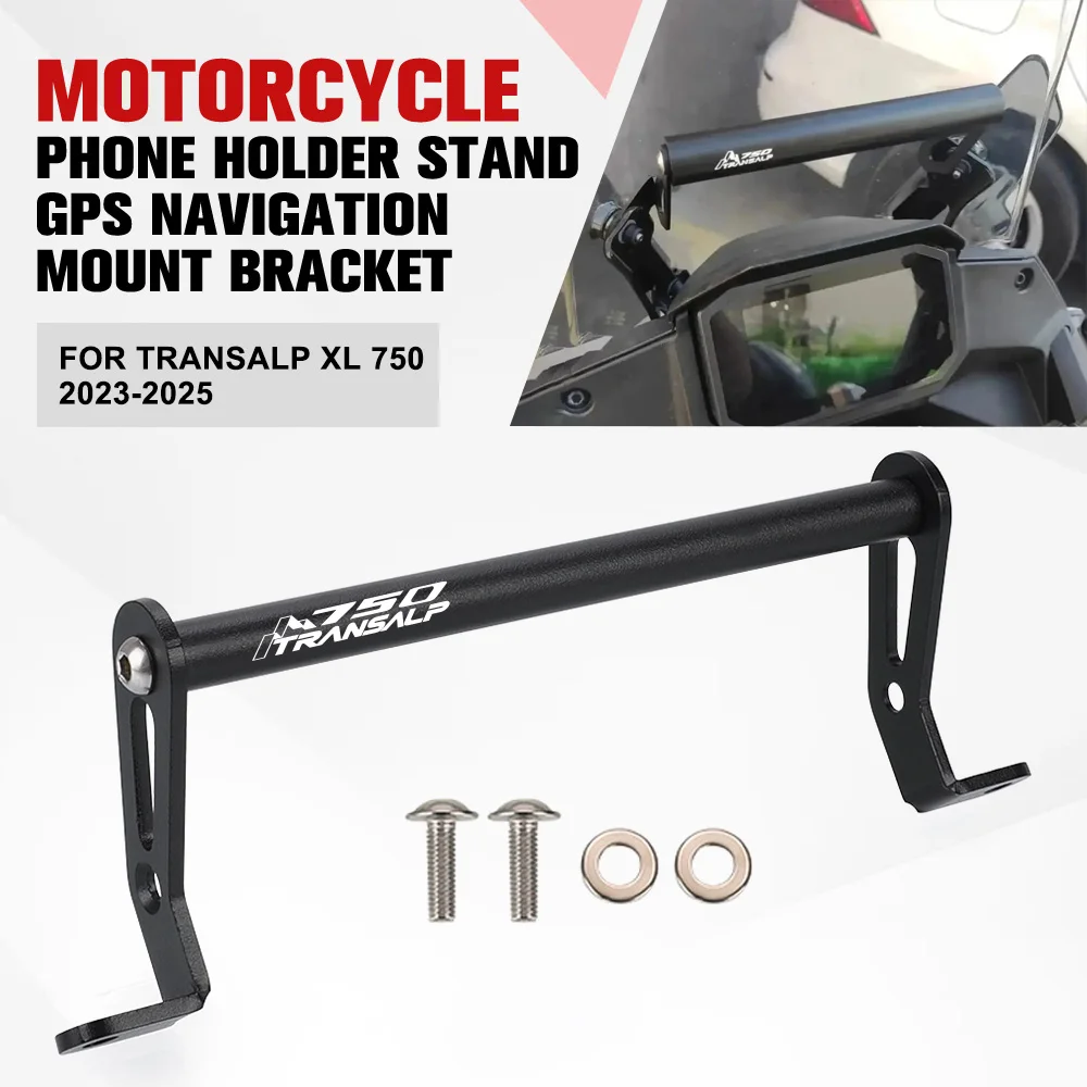 

Для Honda TRANSALP XL 750 2023 2024 2025 XL750 аксессуары для Transalp, держатель для телефона на мотоцикле, подставка, GPS-навигационная пластина, кронштейн