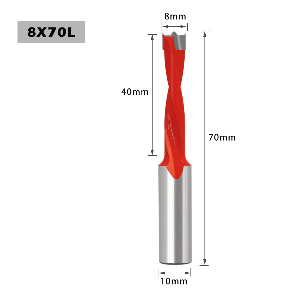 1PC 3-15mm Woodworking Drill Bits Solid Wood Board Hole Opener Smooth Cutting Row Drill Bit For Wood Carving Machine