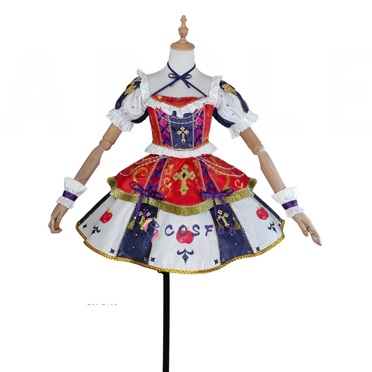 

Aikatsu! Hikami Sumire Cosplay Costume Retro outfit Sweet Uniform Lolita Dress Activity Party Role Play Clothing COSFun