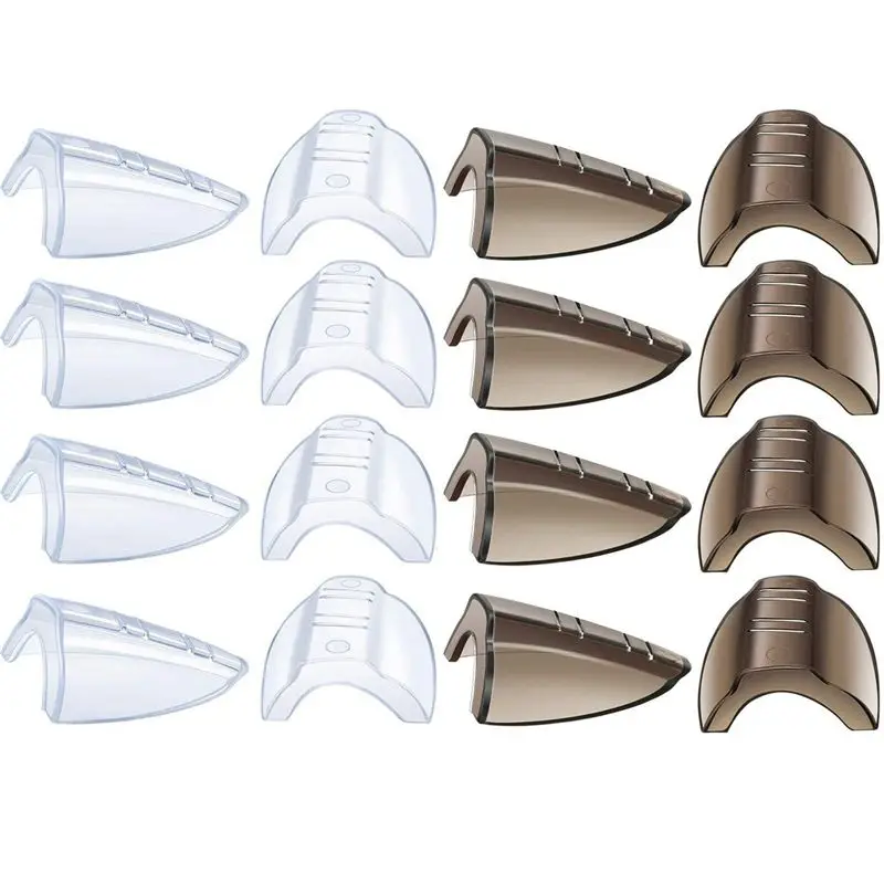 A84E-40 Pairs Safety Eye Glasses Side Slip Clear Flexible Slip On Shield Fits Small Medium Eyeglasses