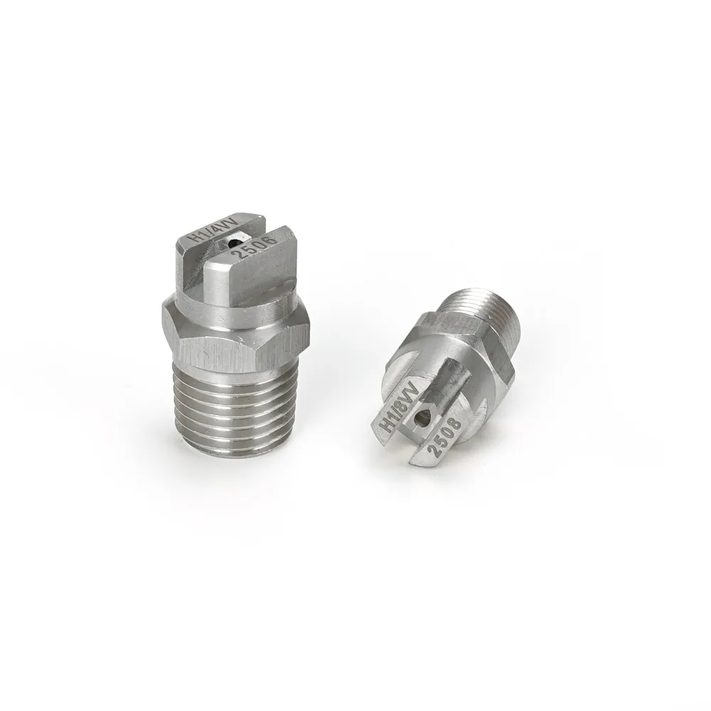 1/4'' Flat Fan Water Spray Nozzle 25/45 Degree Jet Cooling Industrial High Pressure Cleaning Dust Removal Nozzle Tips