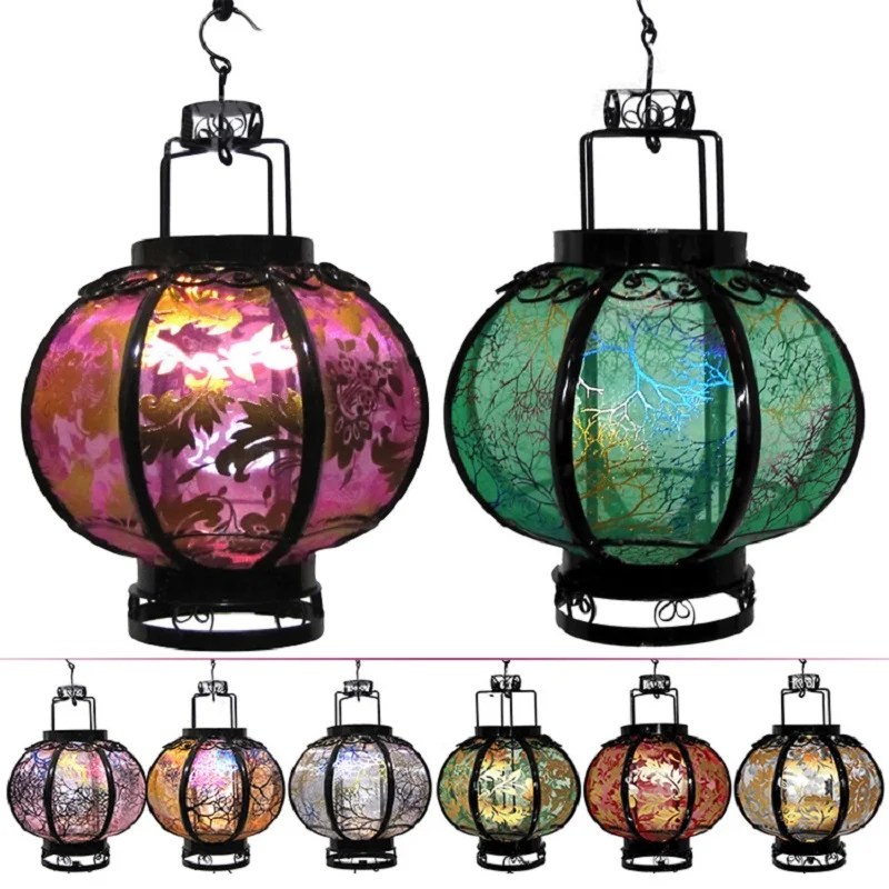 

Antique Style Small Lantern Classical Handicraft Ball Lamp Lantern Retro Chinese Silk Lantern Festival New Year Mid-Autumn Decor