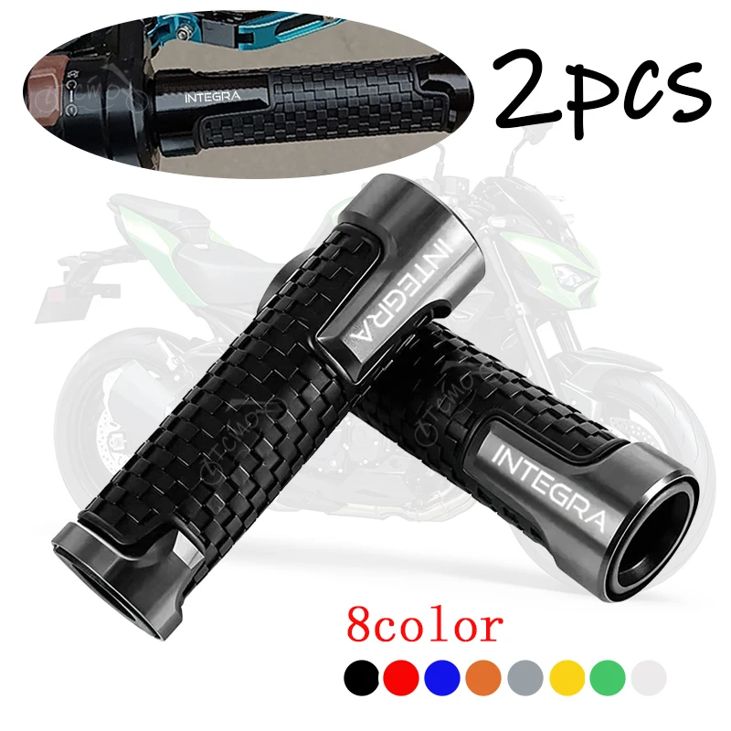 For Honda Integra 700 750 S 750D DCT NC750 NC750D Accessories Motorcycle Handlebar Grips CNC aluminum Rubber Hand Thruster Grips