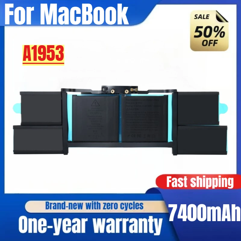 

Laptop Battery A1953 For MacBook Pro A1990 2018 L High Capacity Battery High Quality Replacement Battery