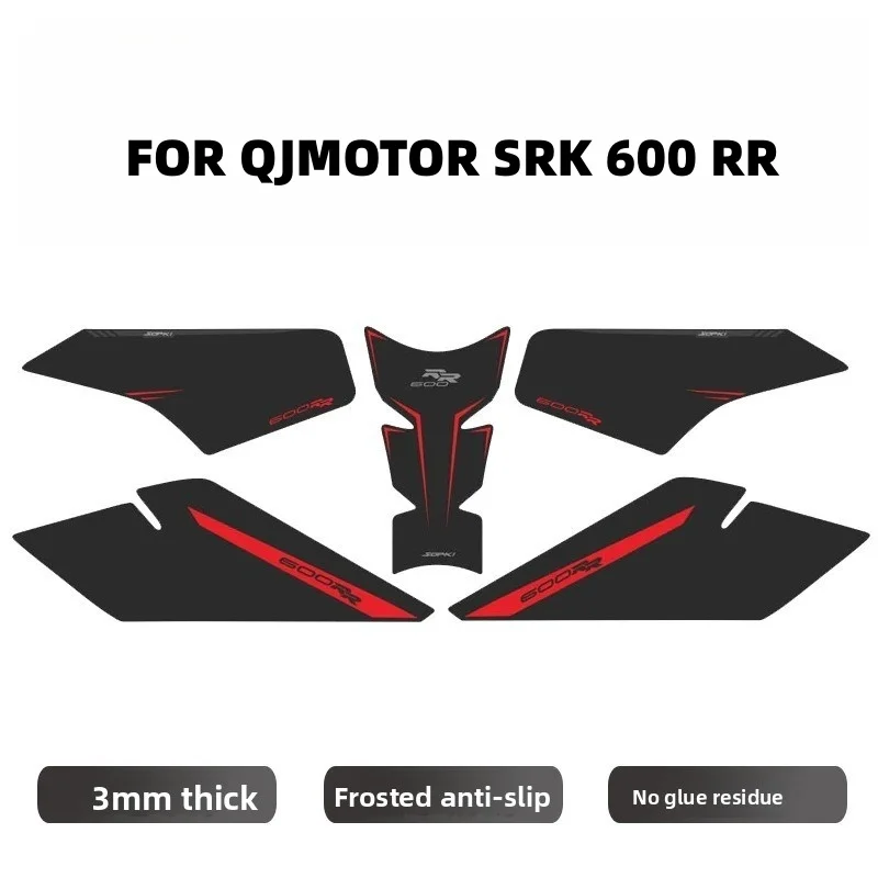 FOR QJMOTOR SRK 600 RR RC RS 600RC 600RS 600RR Motorcycle Anti Slip Tank Pad Stickers Pad Side Gas Knee Grip Protector Decal