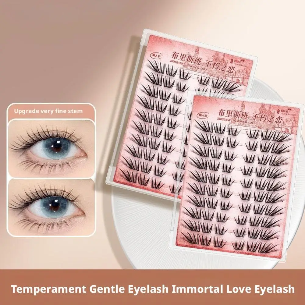 الثعلب العين تأثير الرموش الصناعية رقيق ثلاثية الأبعاد 10-14 مللي متر Wispy مجزأة جلدة لتقوم بها بنفسك تمديد مجنح لاش ماكياج المهنية