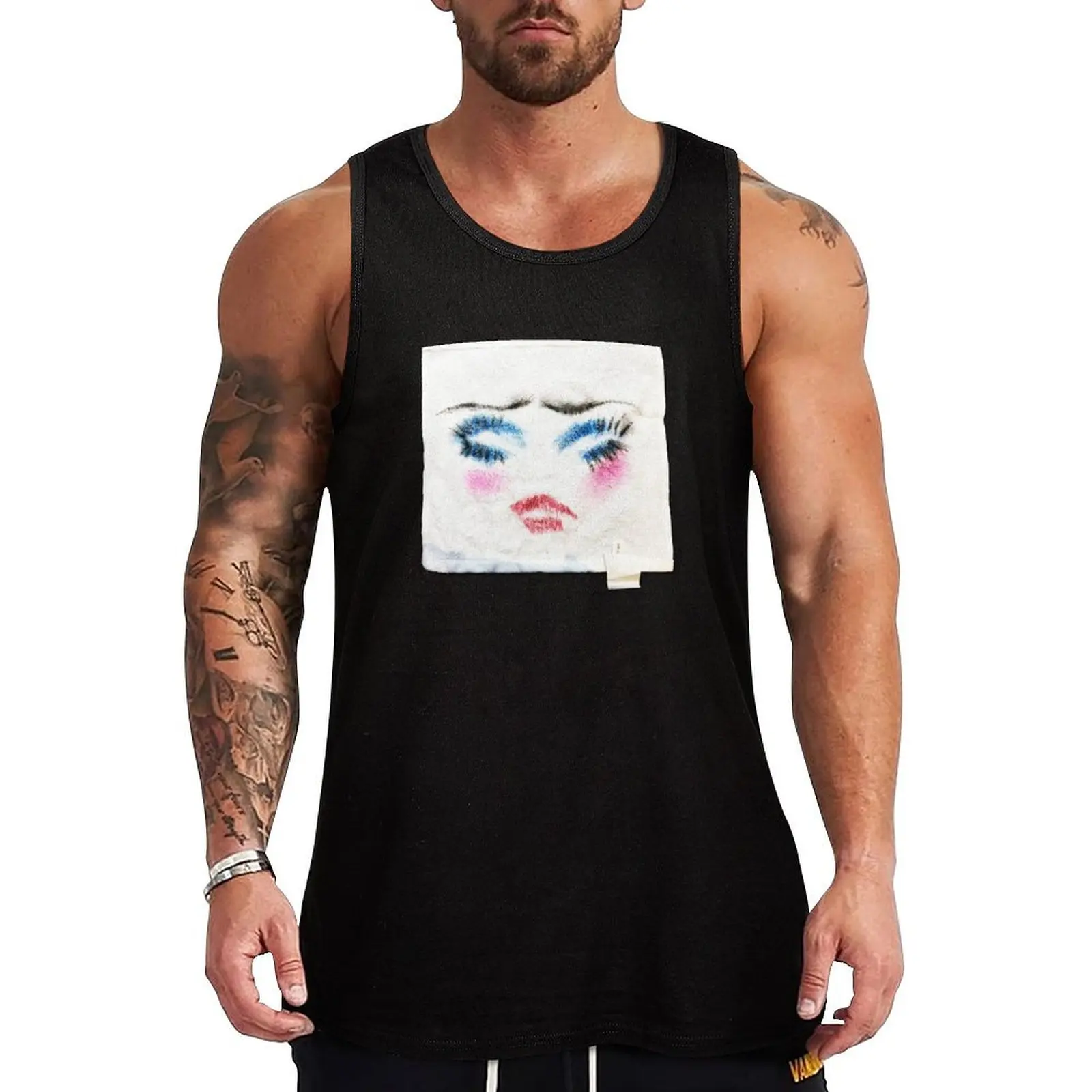 

SHROUD OF HEDWIG (Face Flannel) Tank Top gym clothing gym t-shirts man bodybuilding t shirt gym shirts