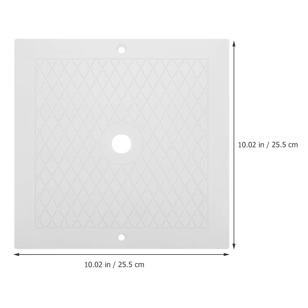 2pcs Skimmer Cover Square Lid Replacement For Ground Swimming Skimmer Cover Replacement Part Pool Accessory