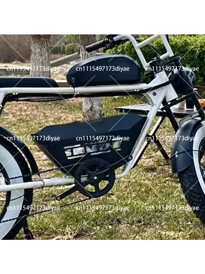 Electric Bicycle Front Basket High Quality Iron Hollow Center Basket for Bike Storage