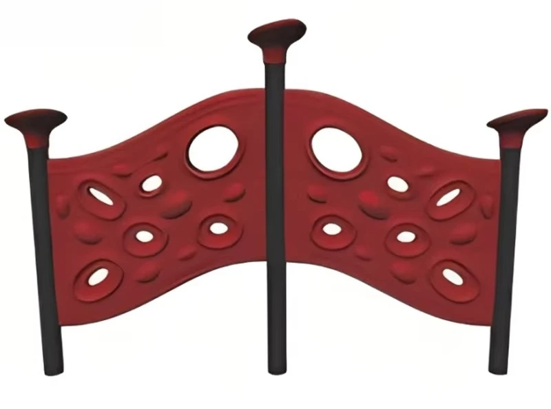 Heavy-Duty Kids Playground Outdoor Equipment for Parks&communities Featuring Anti-slip Climbing Wall Strength-building Stations