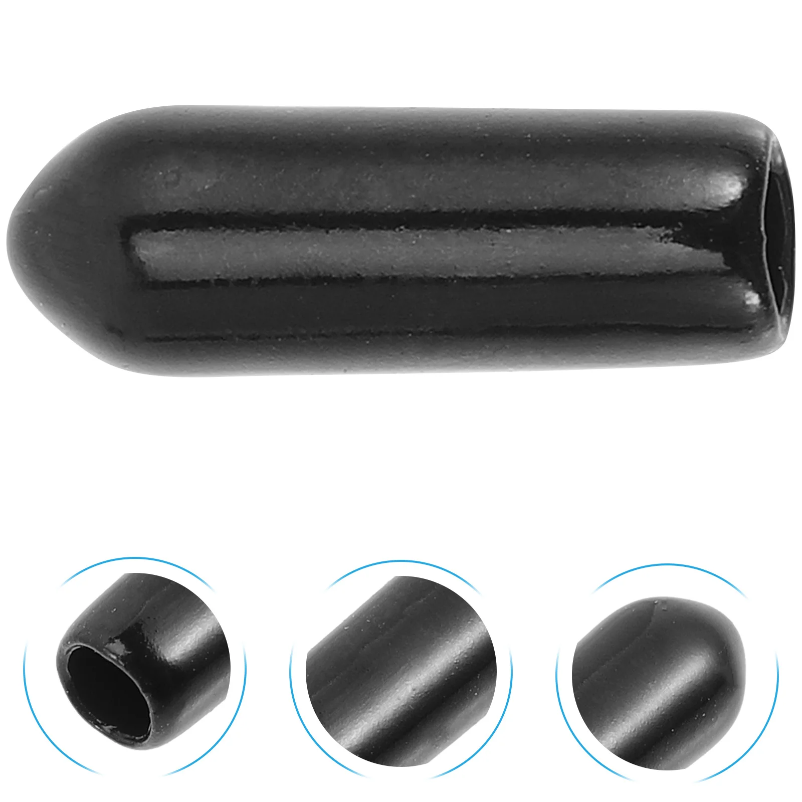 

500 Pcs Hook Peg Board Hooks Fasteners Accessories Locks Black Stoppers for Pegboard