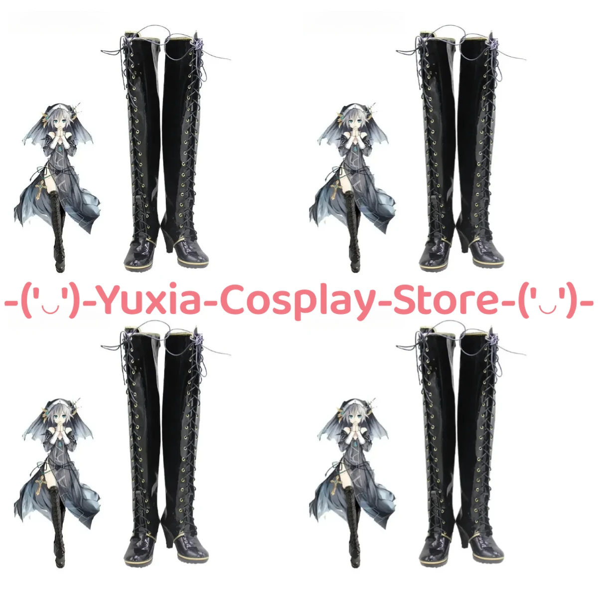 

Юксиакосплей! Date A Live Honjou Nia Обувь для косплея Аниме Игровой персонаж Опора Сапоги из искусственной кожи Хэллоуин Карнавальный костюм для вечеринки