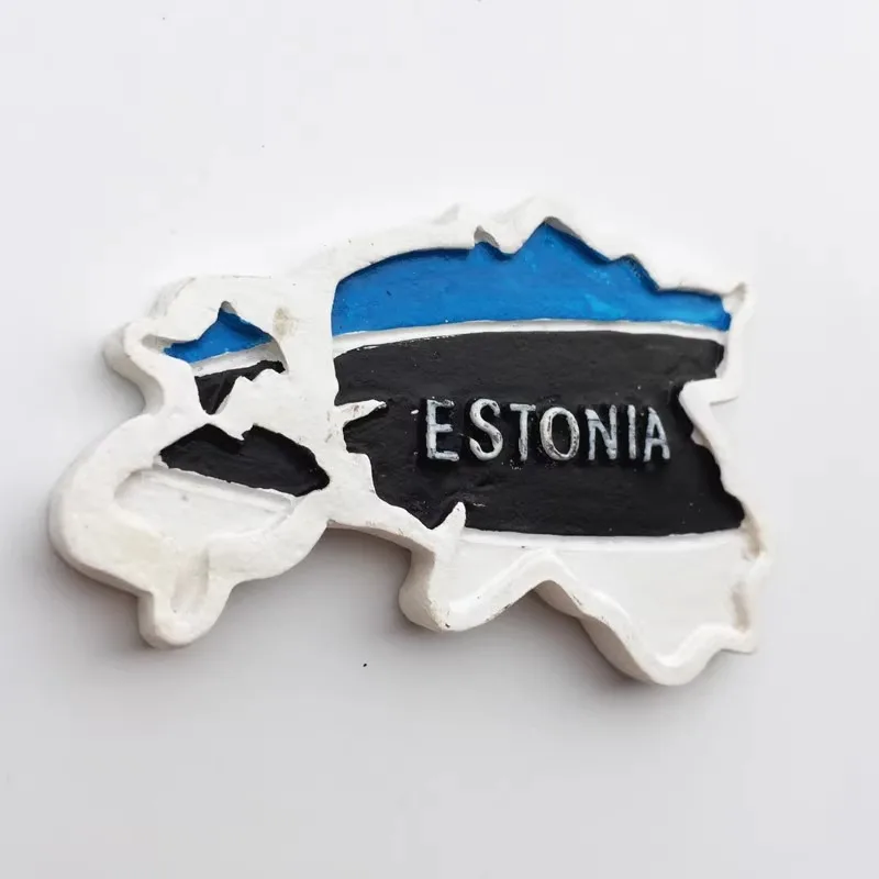 Estonia Fridge Magnets Tallinn Tourist Souvenirs Fridge Stickers Home Decor Wedding Gifts Message Board Magnetic Stickers