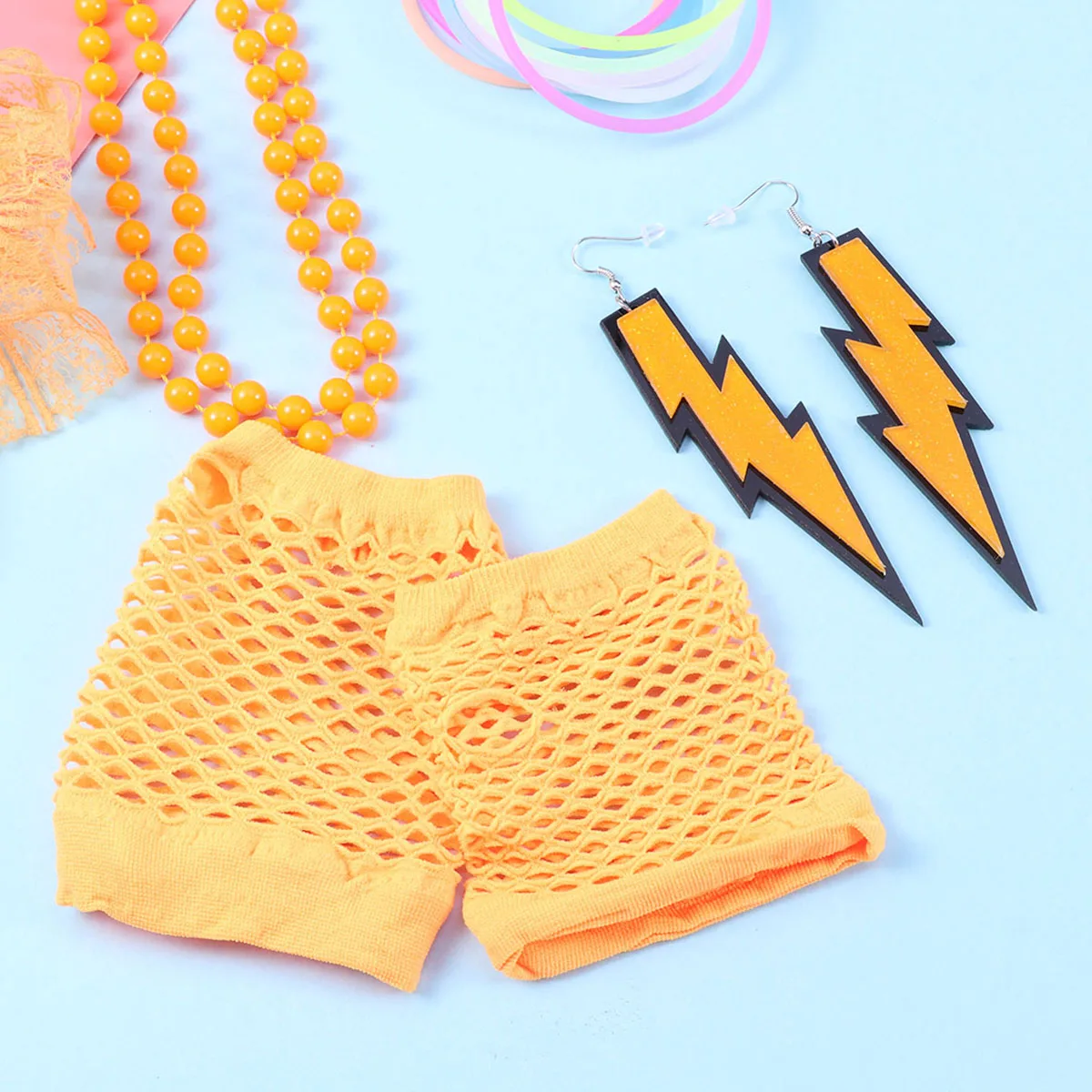 

80 S Dance Recital Accessories 80s Costume Apparel Fishnet Gloves Fancy Dress Party