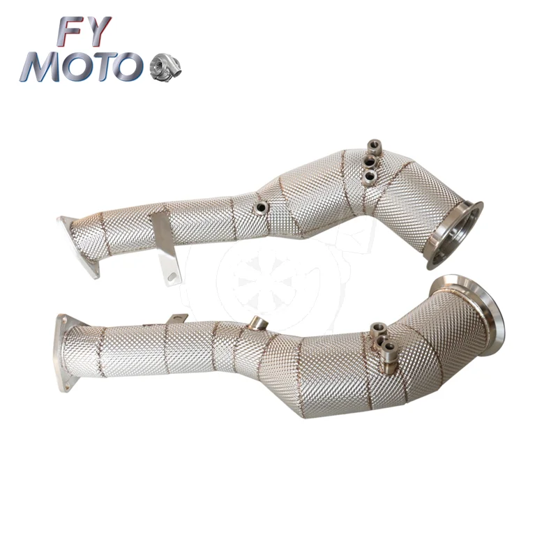 

For Por sche MACAN GTS 2.9T with OPF 2020+ Catted Downpipe with Heat Shield