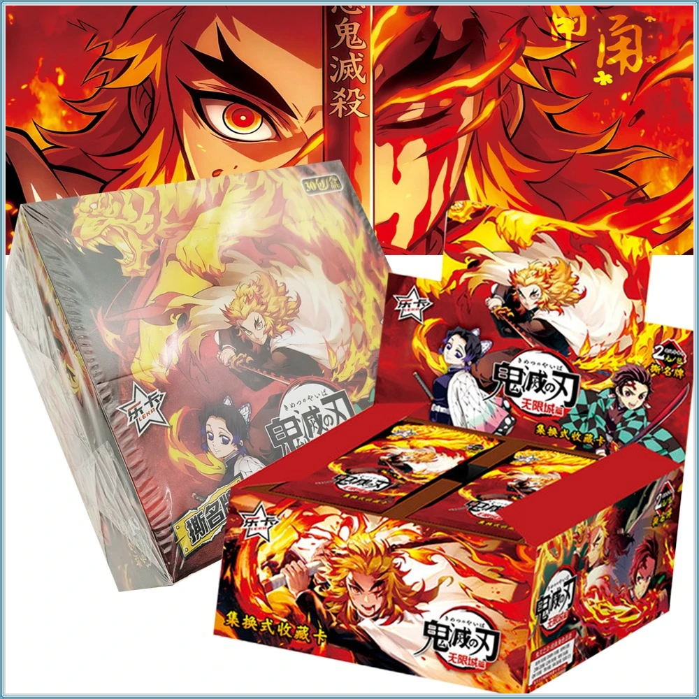

Wholesale Demon Slayer Trendy Creative Peripheral Cards Fans' Favorite Hot Blooded Anime SR SSR UR Character Theme Cards Gifts