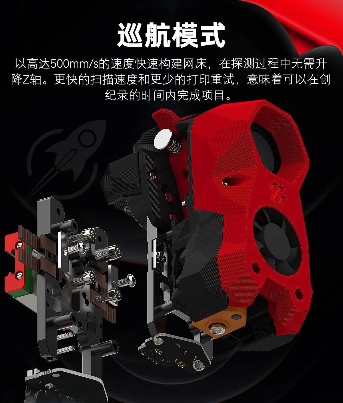 Cartographer V3 Vortex Leveling ADXL Accelerometer for Wolong VZ Replaces EDDY Klicky TAP IDM