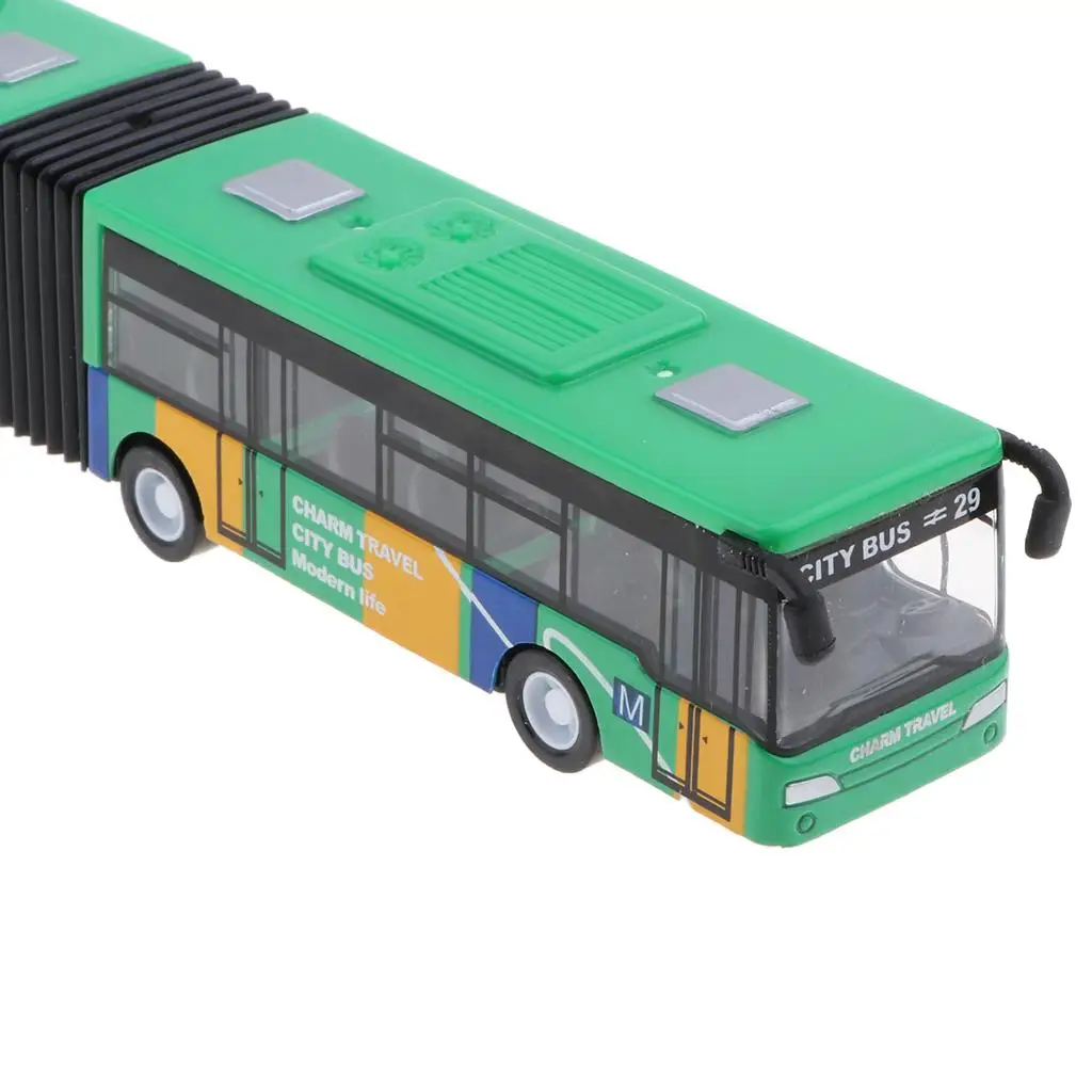 18cm zabawka elektryczna 1/64 model autobusu z napędem pull back dla dzieci prezent dla dzieci odlewany samochód tramwajowy ze stopu metalu