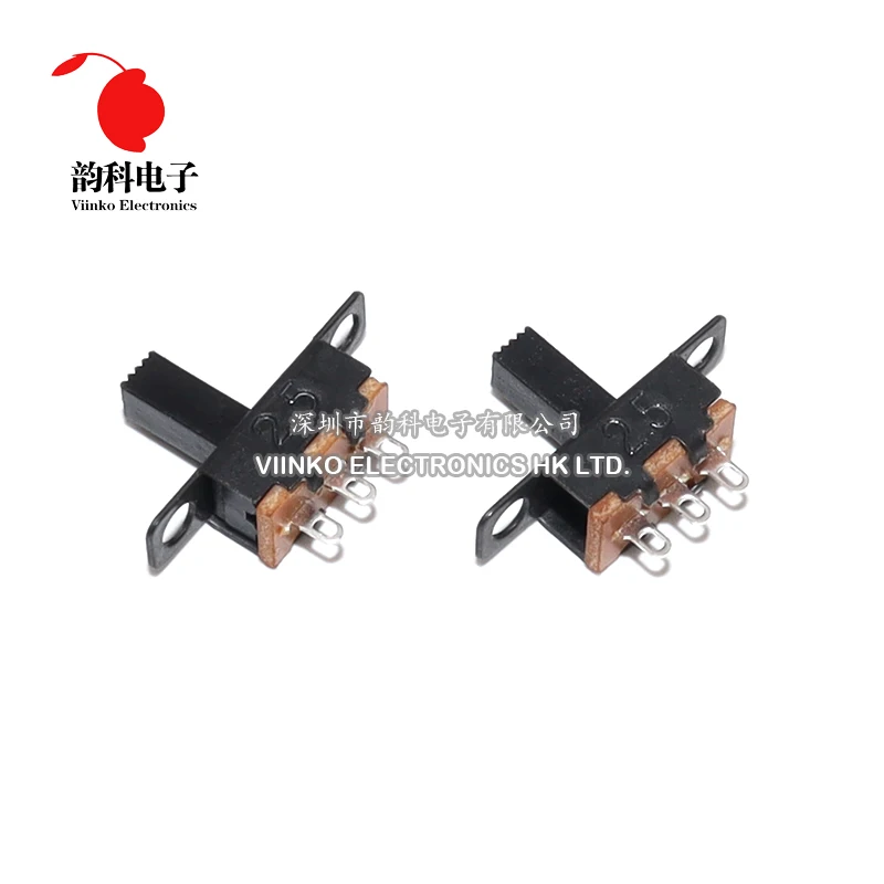 10Pcs SS12F15 SS12F15VG4 SS12F15VG5 SS12F15VG7 Toggle Switch 3Pin 1P2T Slide Switch Handle High 3MM 4MM 5MM 6MM 7MM 8MM