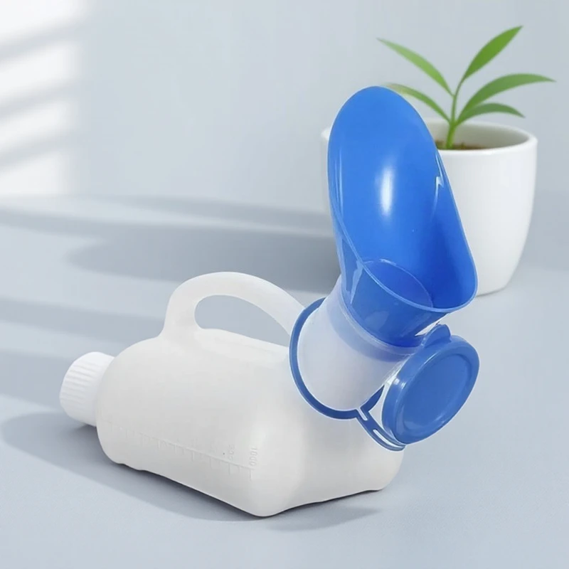 Unisex Portable Travel Urinal Bottle with Lid Funnel Outdoor Camping Hiking Car Accessories Urine Bag