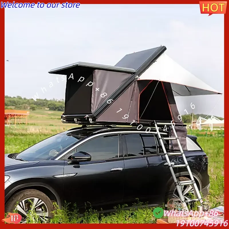 CE Certificate New Design 4wd Pop up Overland Triangle Vehicle SUV Car Camping Hard Shell Roof Tent