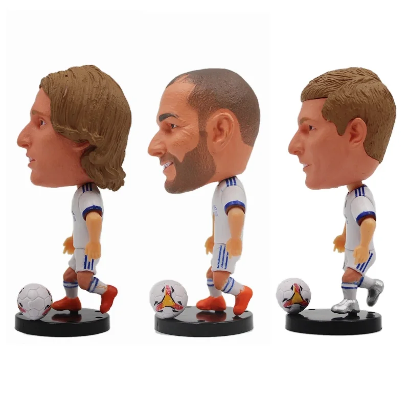 6.5cm Soccer Doll Resin Figurine Football Toy