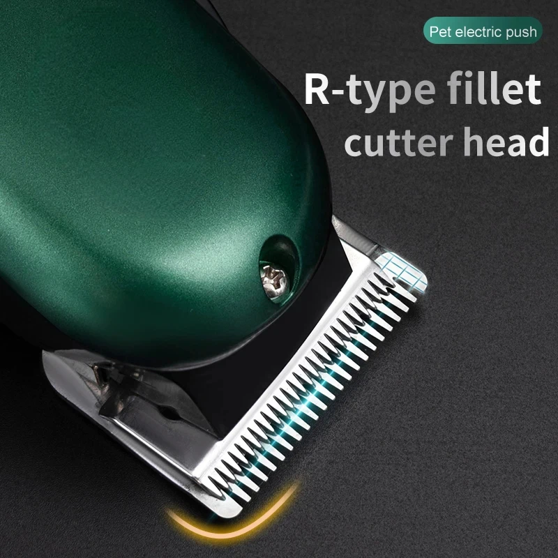 Professional Dog Hair Clipper โลหะทั้งหมดชาร์จสัตว์เลี้ยง Trimmer เครื่องโกนหนวดแมวตัดลูกสุนัขกรูมมิ่งตัดผมเสียงต่ํา T