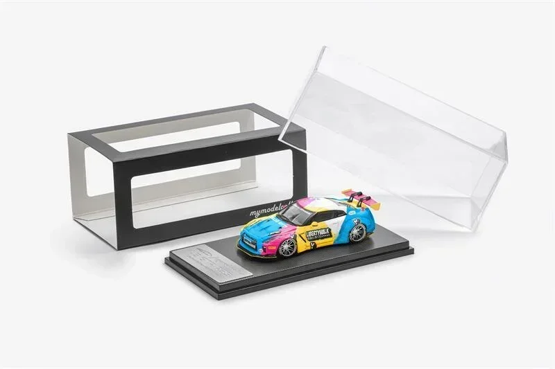 

ET Model x Model Collect MC 1:64 GT-R R35 LB Colorful limited799 Diecast Collector's Vehicle Model Car