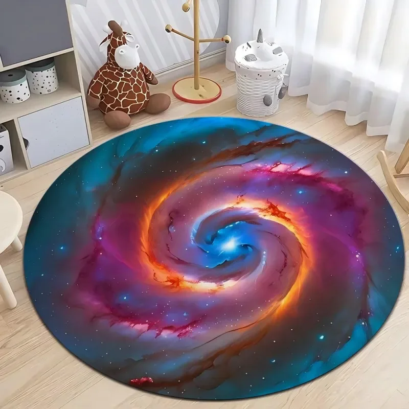 Round Rug –- Bedroom & Living Room Floor Mat