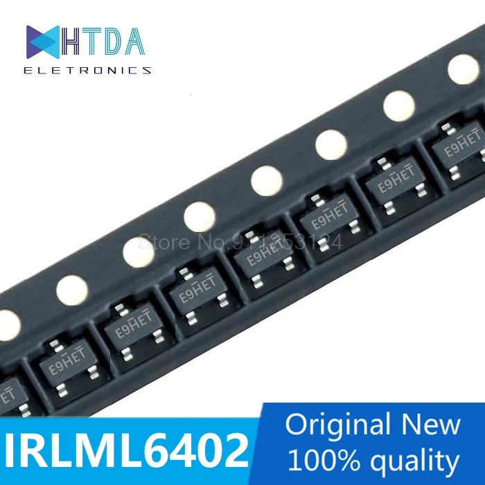 100pcs/lot IRLML6402TRPBF IRLML6402 PMOS SOT23 In Stock