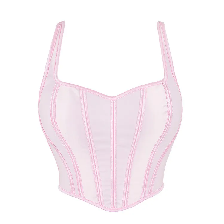 Women Gothic Suspender Strap Underbust Corset Waist Trainer Slimming Bustiers Lingerie Shapewear Bones Basques Body Shaper