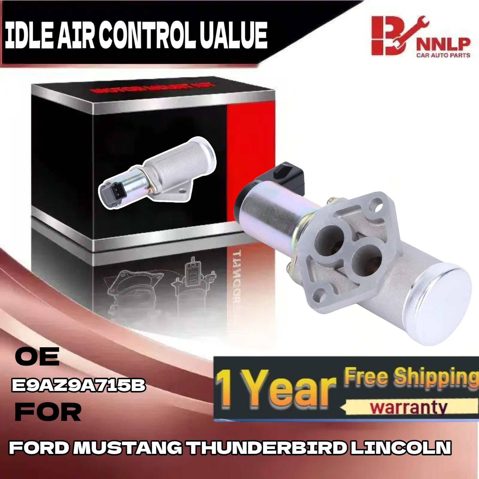 صمام التحكم في الهواء الخامل لفورد موستانج ثندربيرد لينكولن كونتيننتال ميركوري E9AZ9A715B